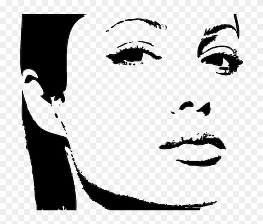 Angelina Jolie Silhouette Clipart