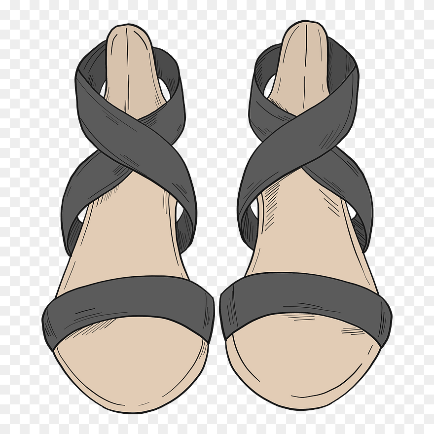 Sandals Clipart - Sandal - Png Download
