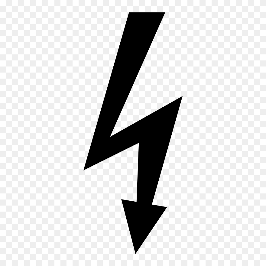 Alternating Current Electric Electricity High Potential - Electrical Warning Symbol Png Clipart