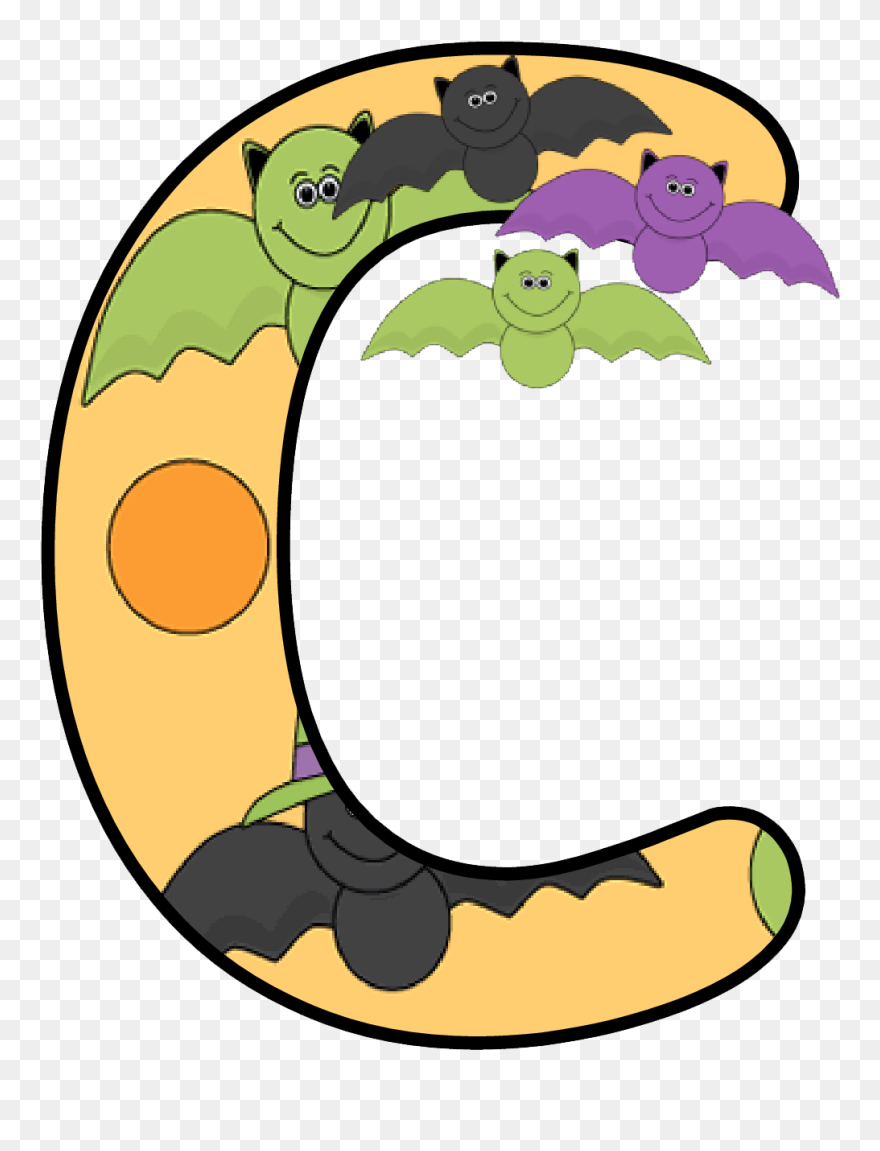 Alfabeto Murciélago Kids Clipart