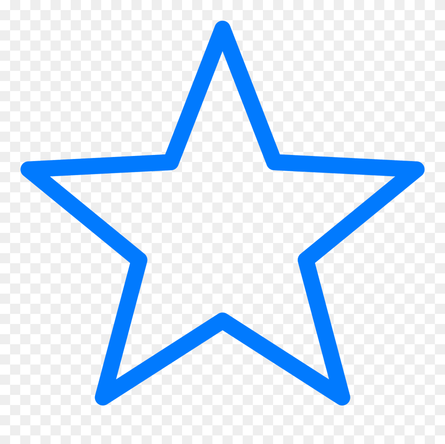 White Transparent Background Star Clipart