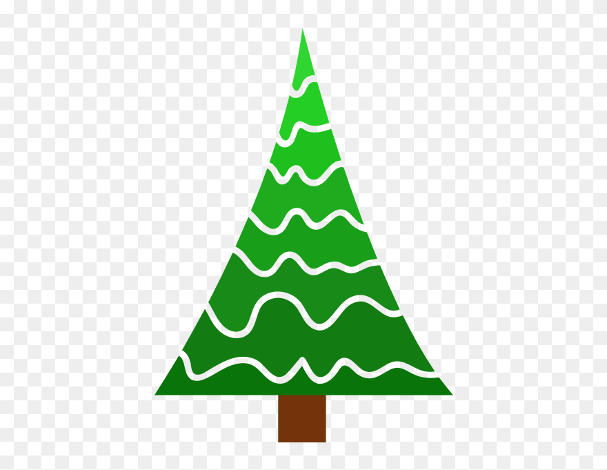 Simple Pine Tree - Christmas Tree Clipart