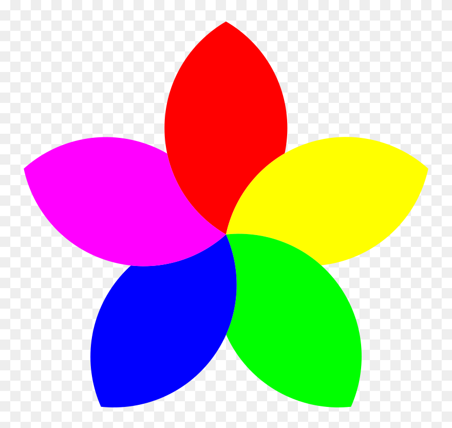 Top 81 Flowers Clip Art - 5 Petal - Png Download