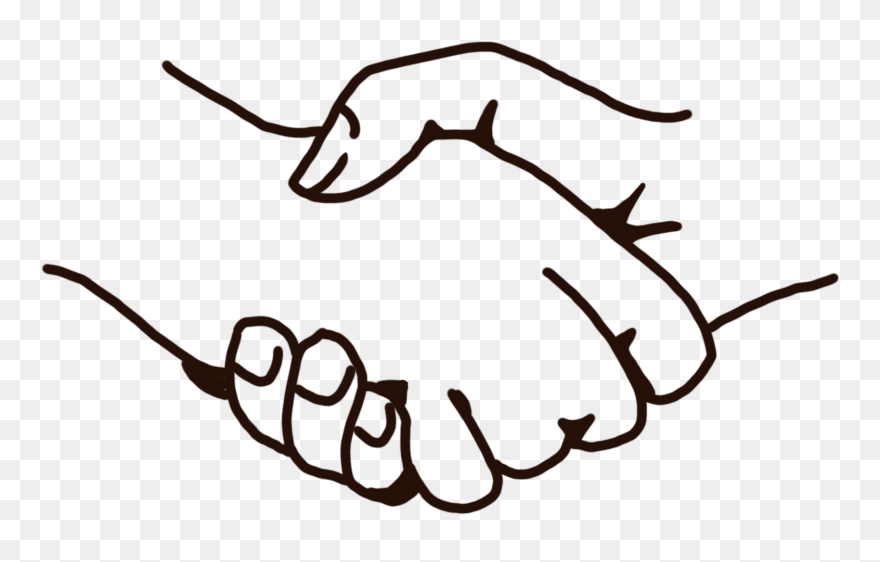 Shake Hands Drawing Png Clipart