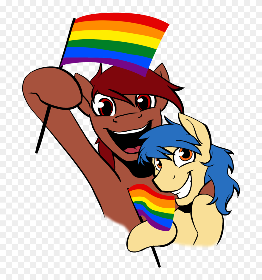 Transparent Pride Clipart - Gay Pony - Png Download