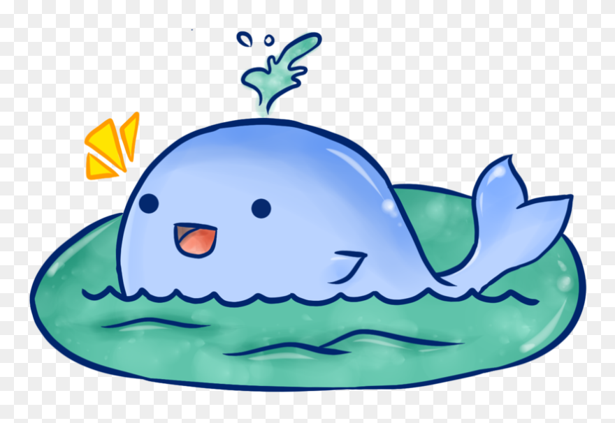 Cute Whale Png Clipart