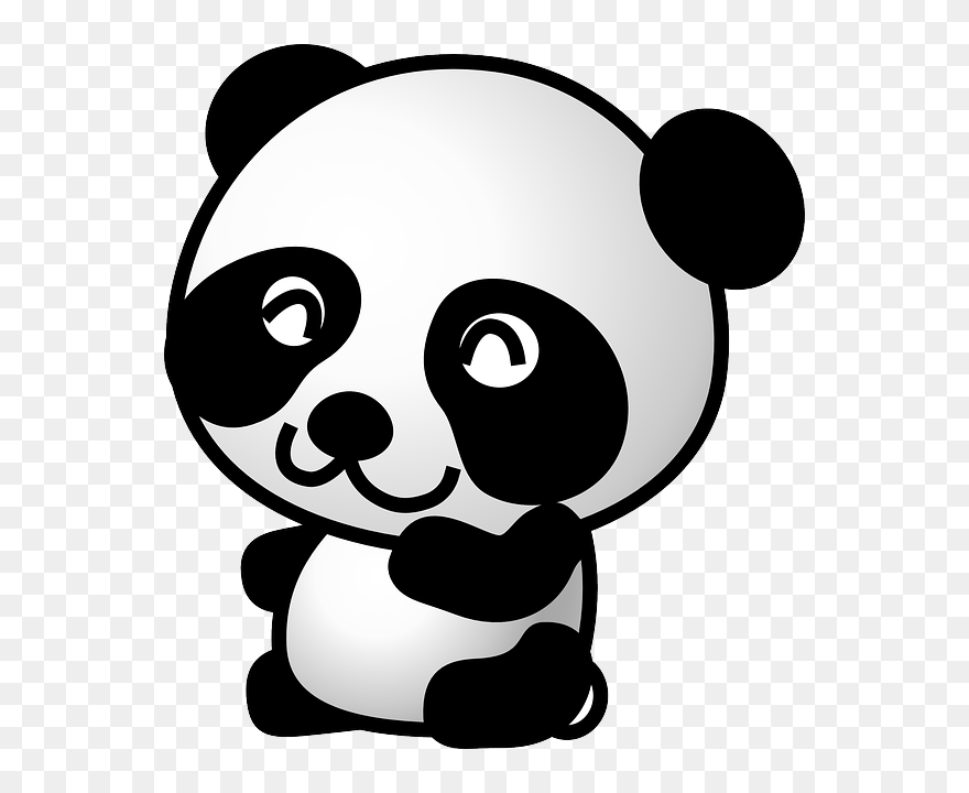 51 Gambar Hewan Animasi Png Gratis - Panda Clipart Transparent Png