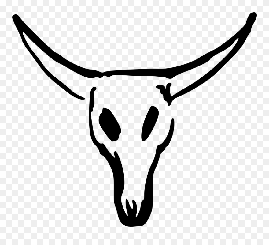 Cow Skull Clipart - Png Download