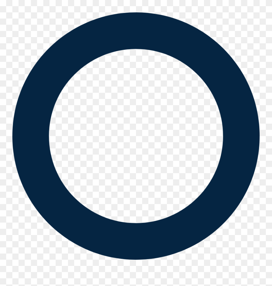 Subtraction-1 - Silhouette Of A Circle Clipart