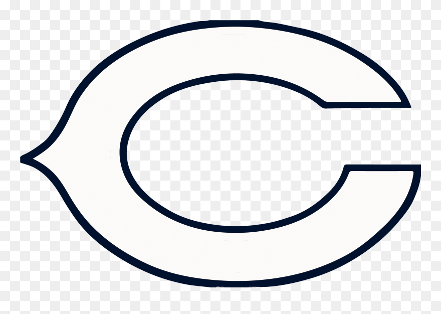 White Chicago Bears Logo Clipart