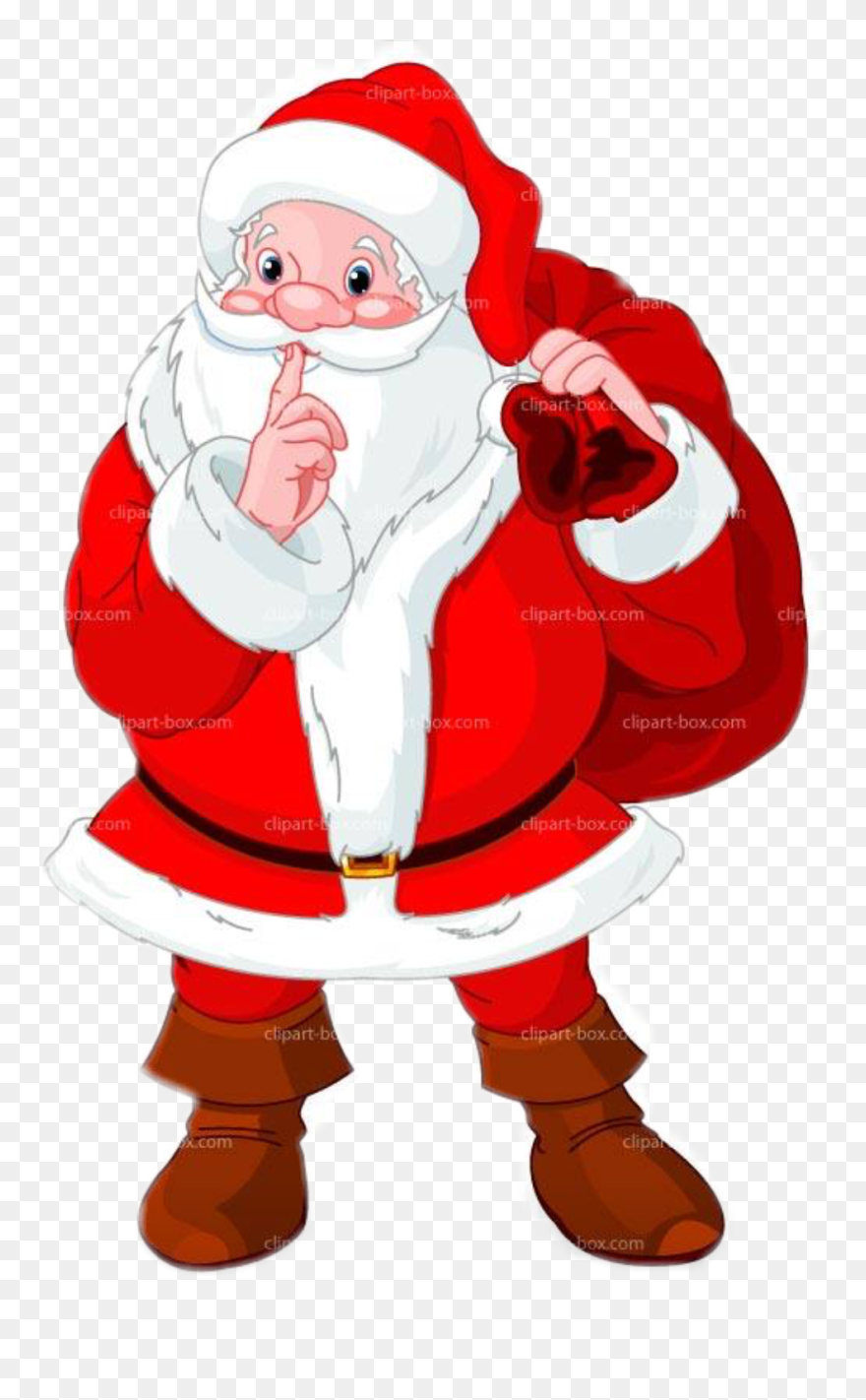 #santa#freetoedit - Secret Santa Clipart