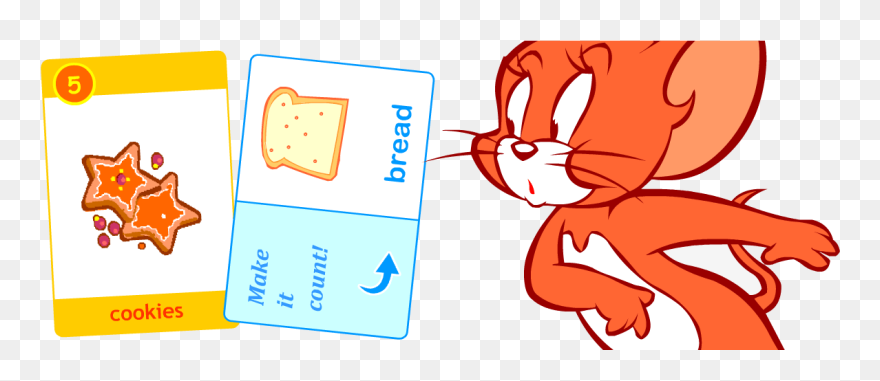 Printable Games To Learn English Countables And Uncountables - Mouse Tom And Jerry Clipart
