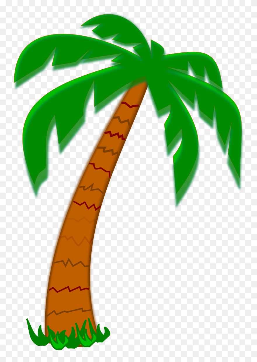 Date Palm Tree Clipart - Clipart Chicka Chicka Boom Boom - Png Download