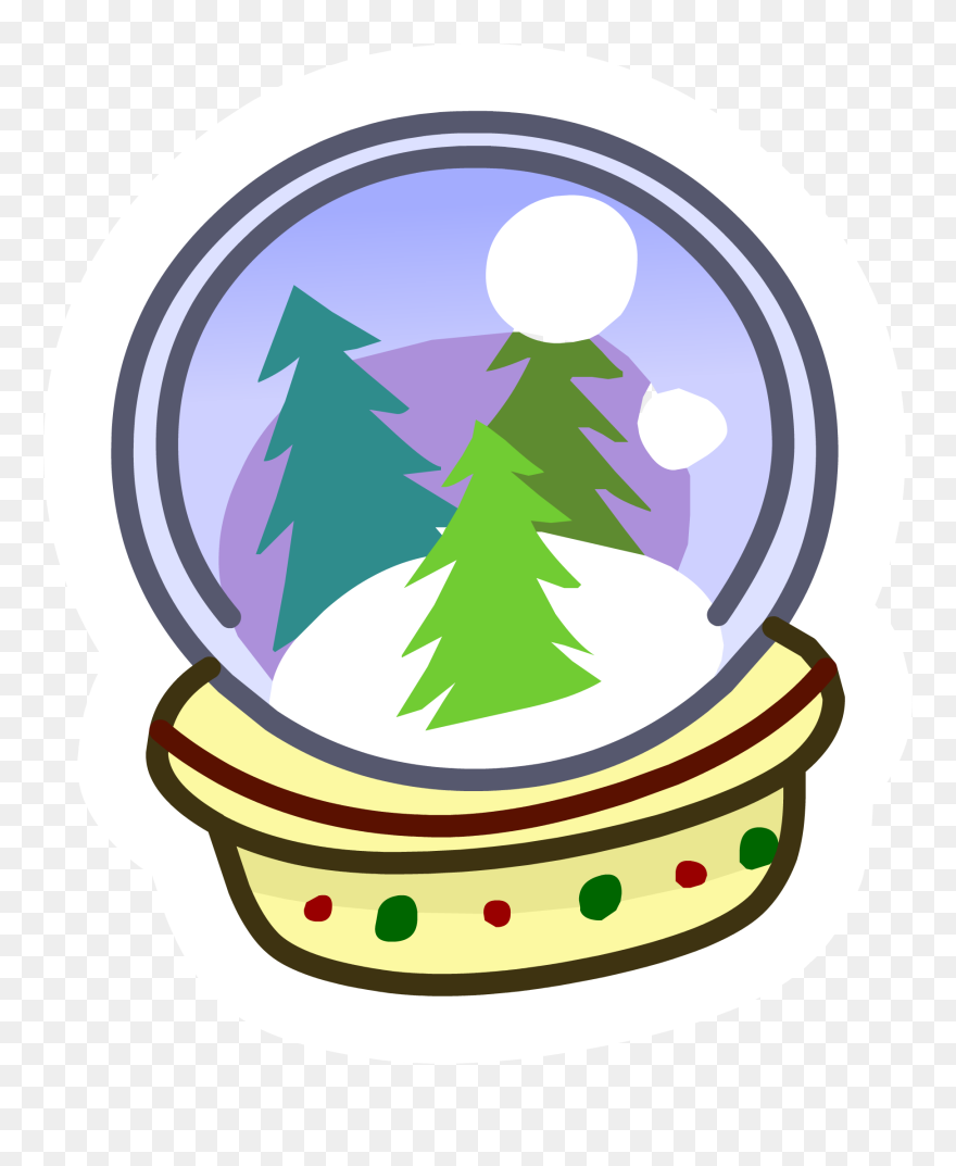Snowflake Globe Clipart Image Library Download Snow - Illustration - Png Download