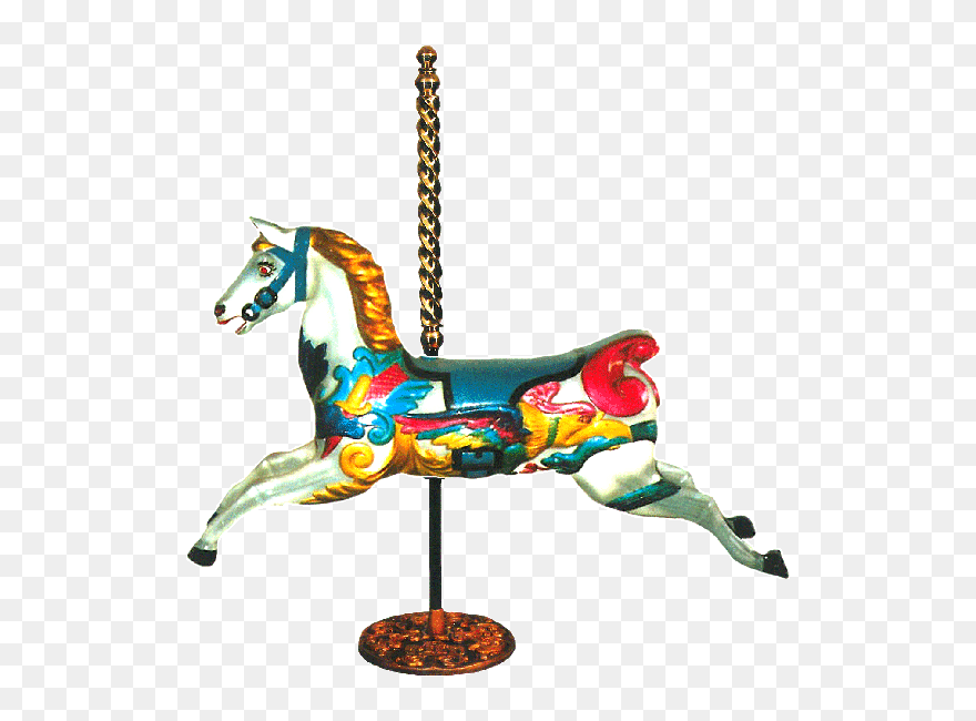 Carousel Clipart Pole - Carousel - Png Download