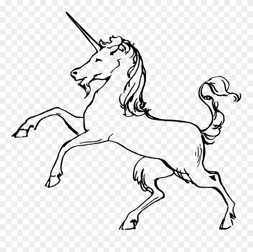Unicorn Drawing Clipart