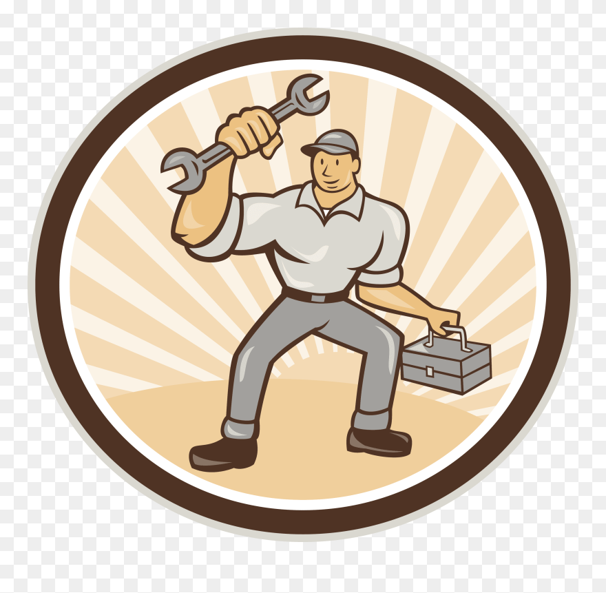 Mechanic Clipart Toolbox - Imagenes De Herramientas Caricatura - Png Download
