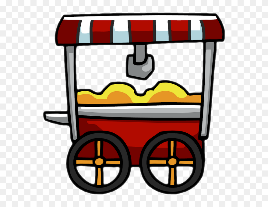 Chariot À Popcorn, Dessin Png Transparent, Clipart, - Popcorn Cart Clip Art