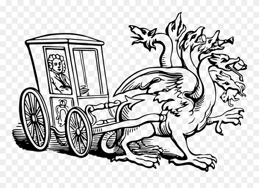 Chariot,art,monochrome Photography - Cartoon Clipart