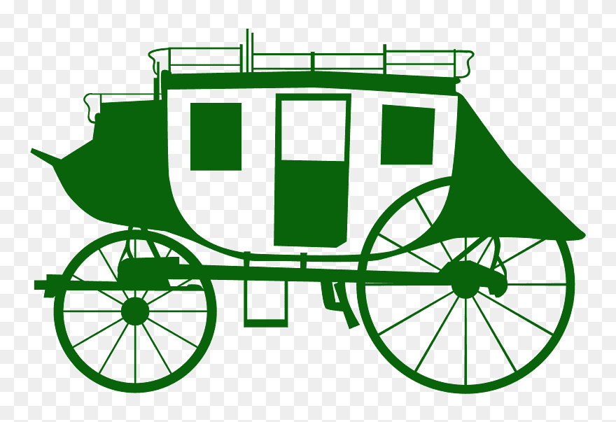 Stagecoach Cartoon Clipart