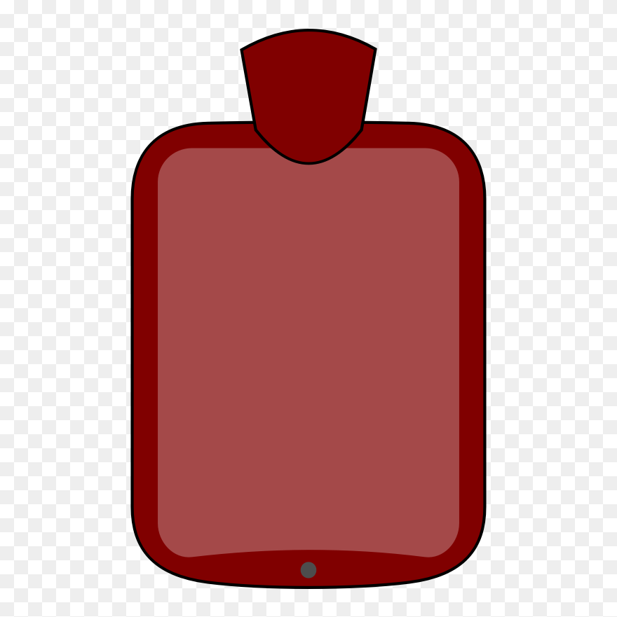 Hot Water Bottle - Heating Pad Clip Art - Png Download
