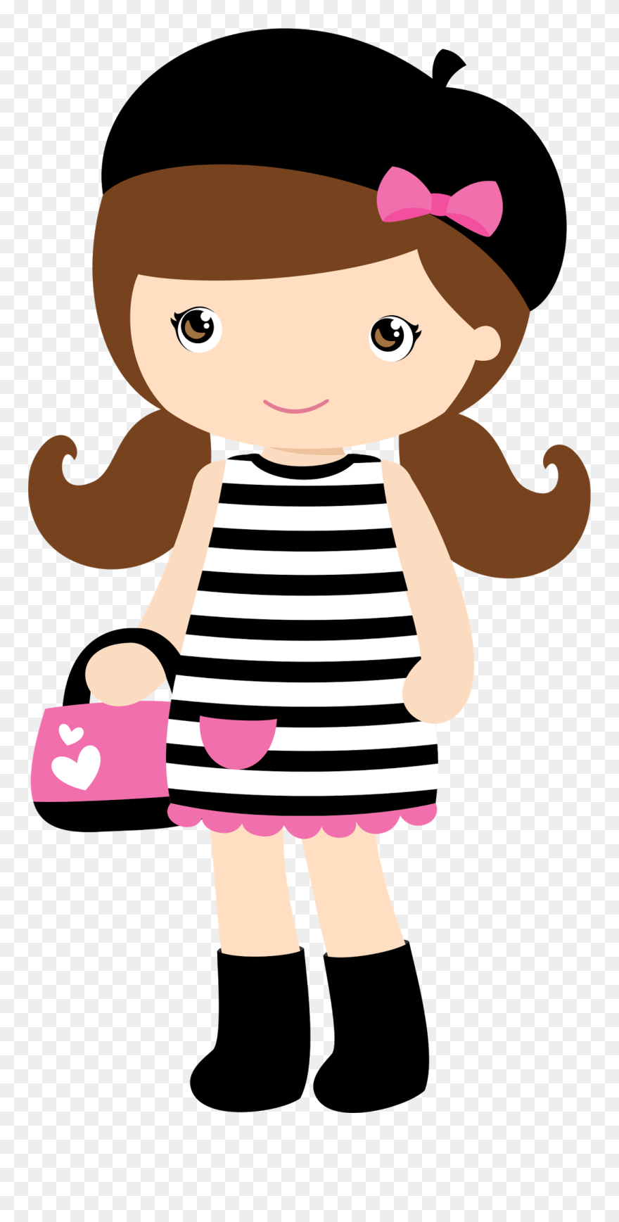 Doll Drawing For Kids Clipart