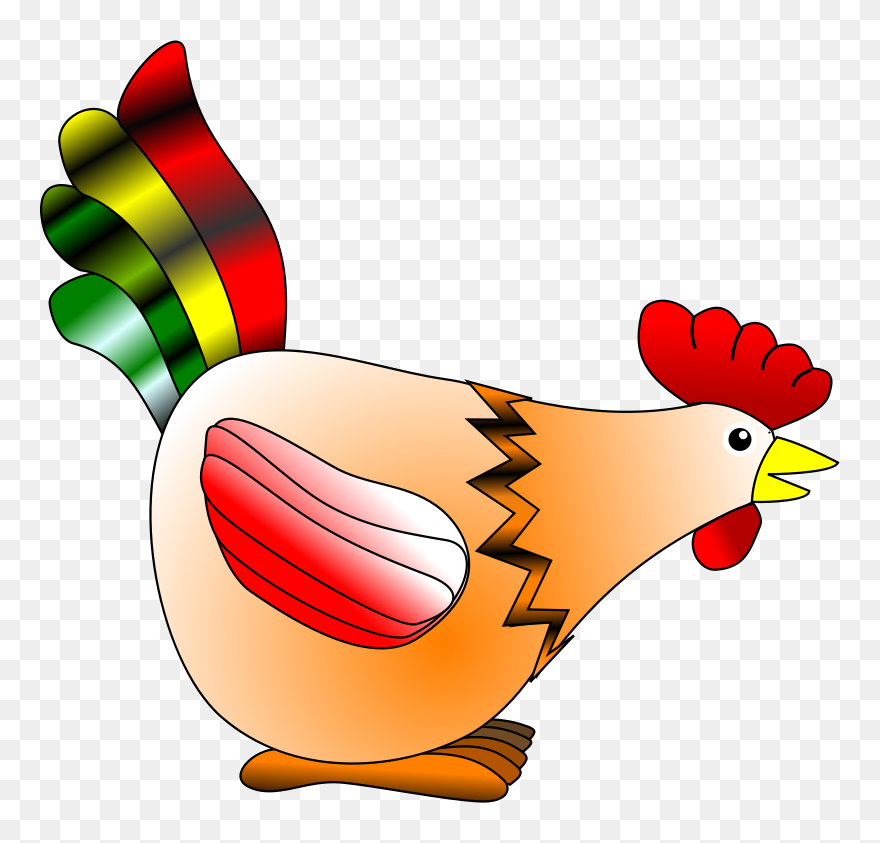 Little Red Hen Clipart - Gainusa Cea Motata Poveste - Png Download