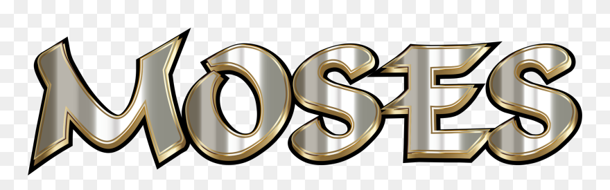 Gold,text,brand - Moses Logo Clipart
