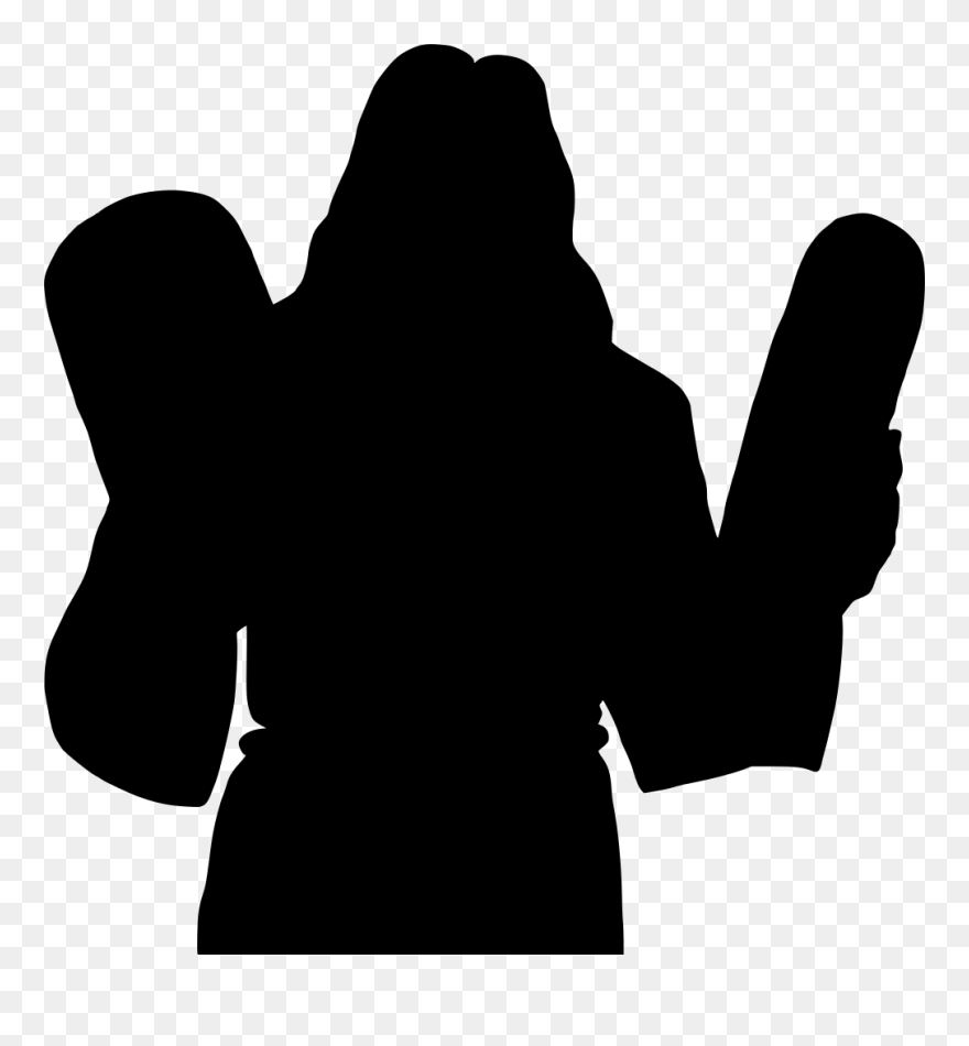 Moses Silhouette Png Clipart