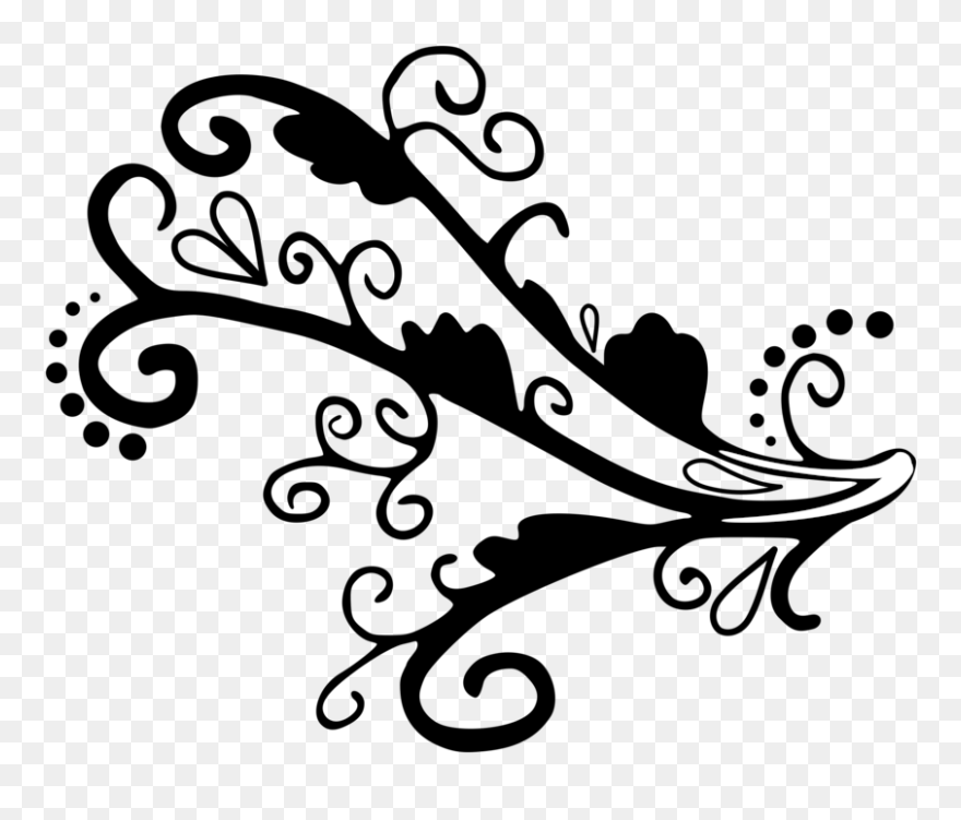 Line Art,plant,flora - Embellishment Png Clipart