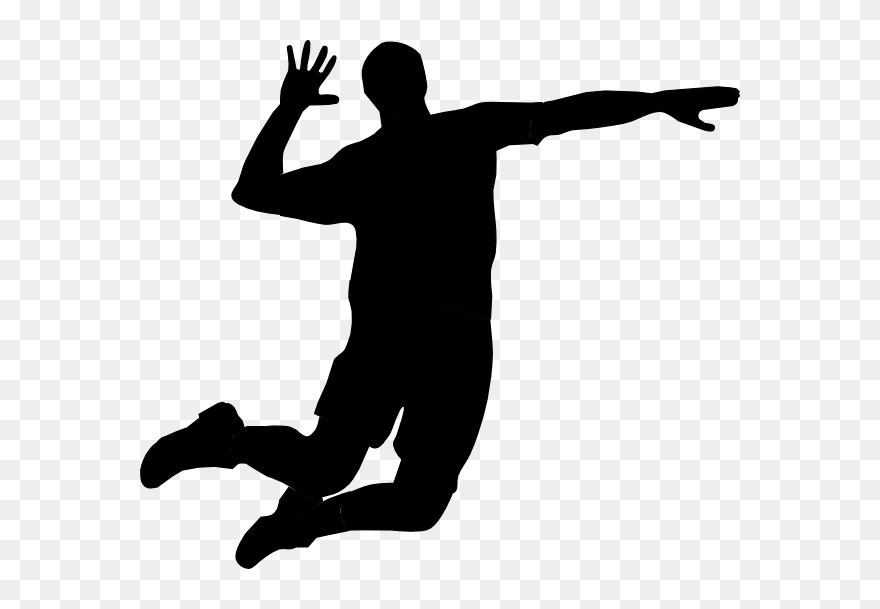 Female Player Panda Free - Mens Volleyball Clipart - Png Download