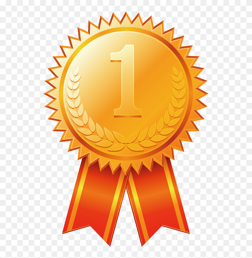 Gold Medal Trophy Icon - Gold Medal Png Clipart