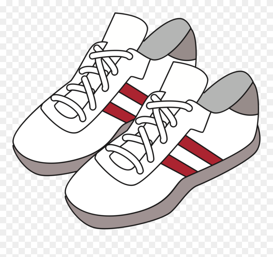 Walking Shoe,plimsoll Shoe,tennis Shoe - Athletics Day Poster Clipart