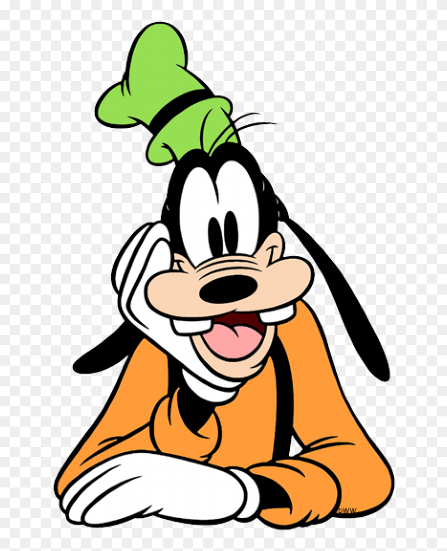 Goofy Clipart Swimming, Picture - Mickey Mouse Characters Goofy - Png Download