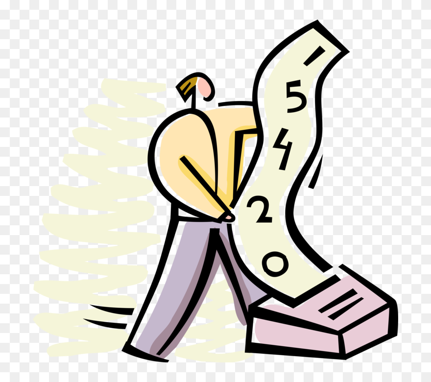 Vector Illustration Of Business Accountant Reviews - Contador Png Vector Clipart