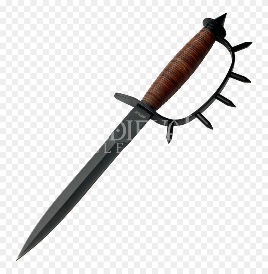 Spike Handled Trench Knife - Spiked Trench Knife Clipart