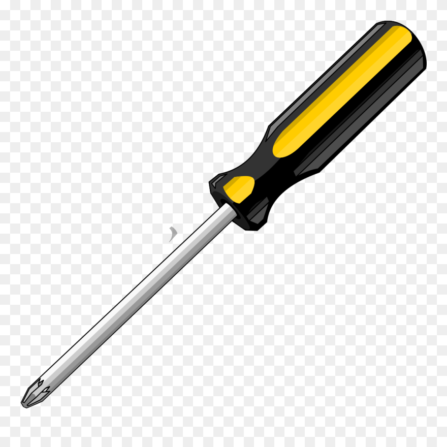 Bigredsmile A Screwdriver Svg Clip Arts - Screwdriver Clipart - Png Download