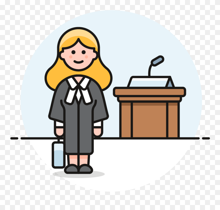 Jury Clipart Legal Issue - Clipart Images Of Lawyer - Png Download