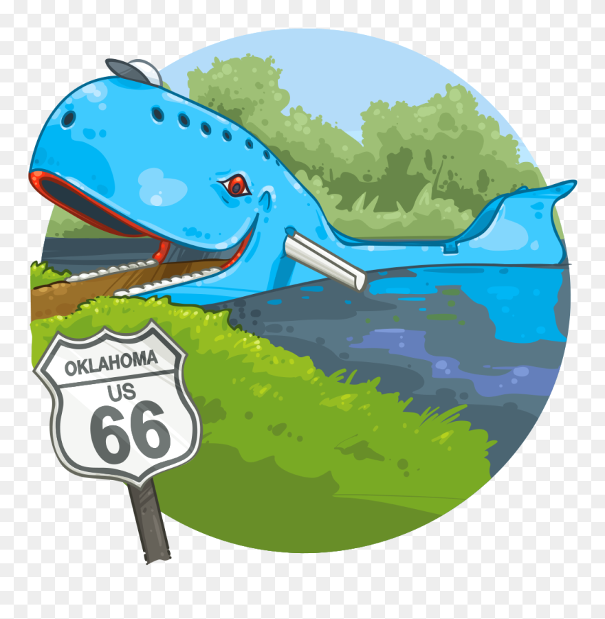 Oklahoma Route 66 Clip Art - Png Download