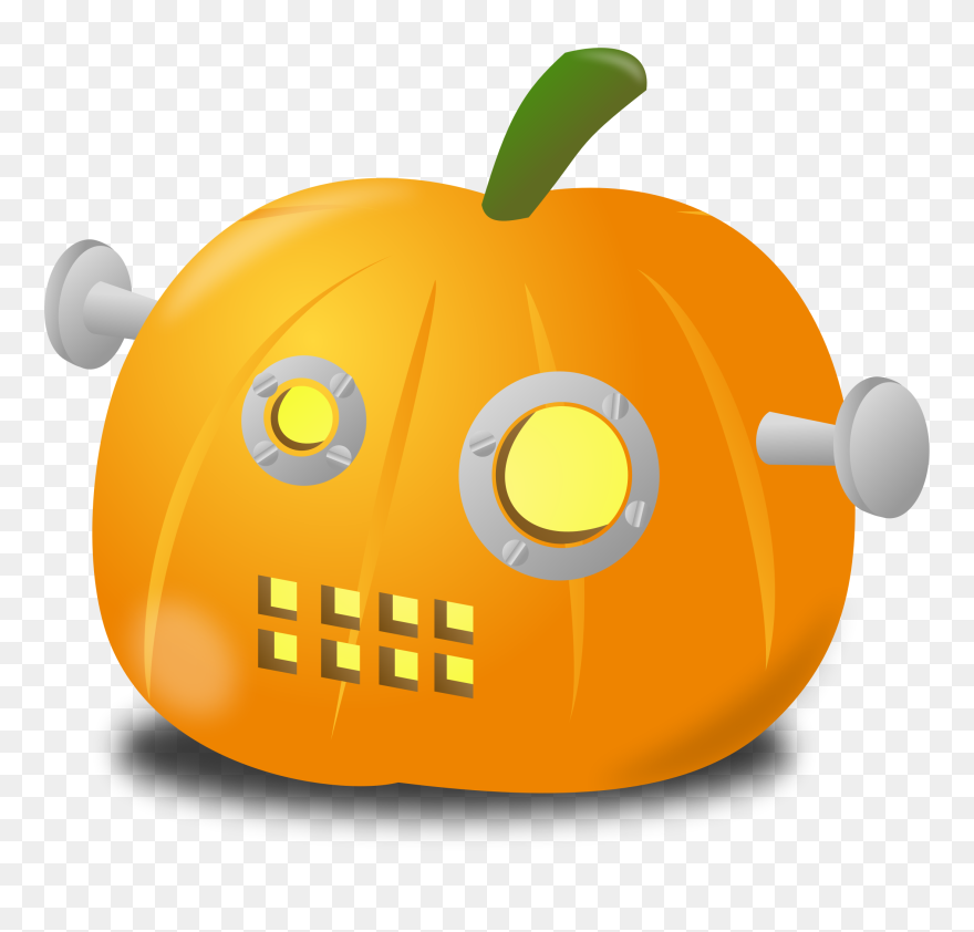 Pumpkin Icons Png Free - Pumpkin Robot Clipart