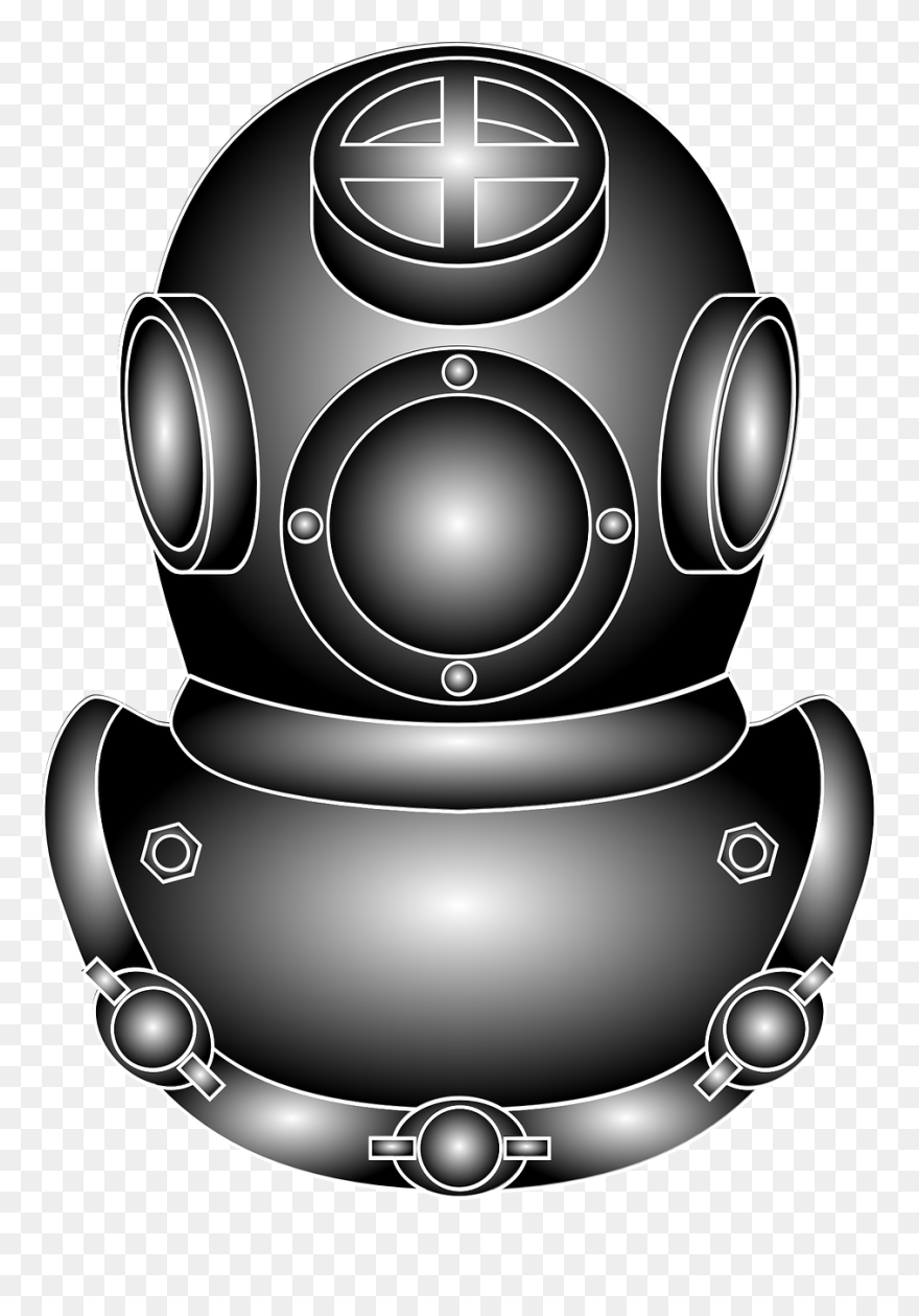 Diver Helmet Vector Png Clipart