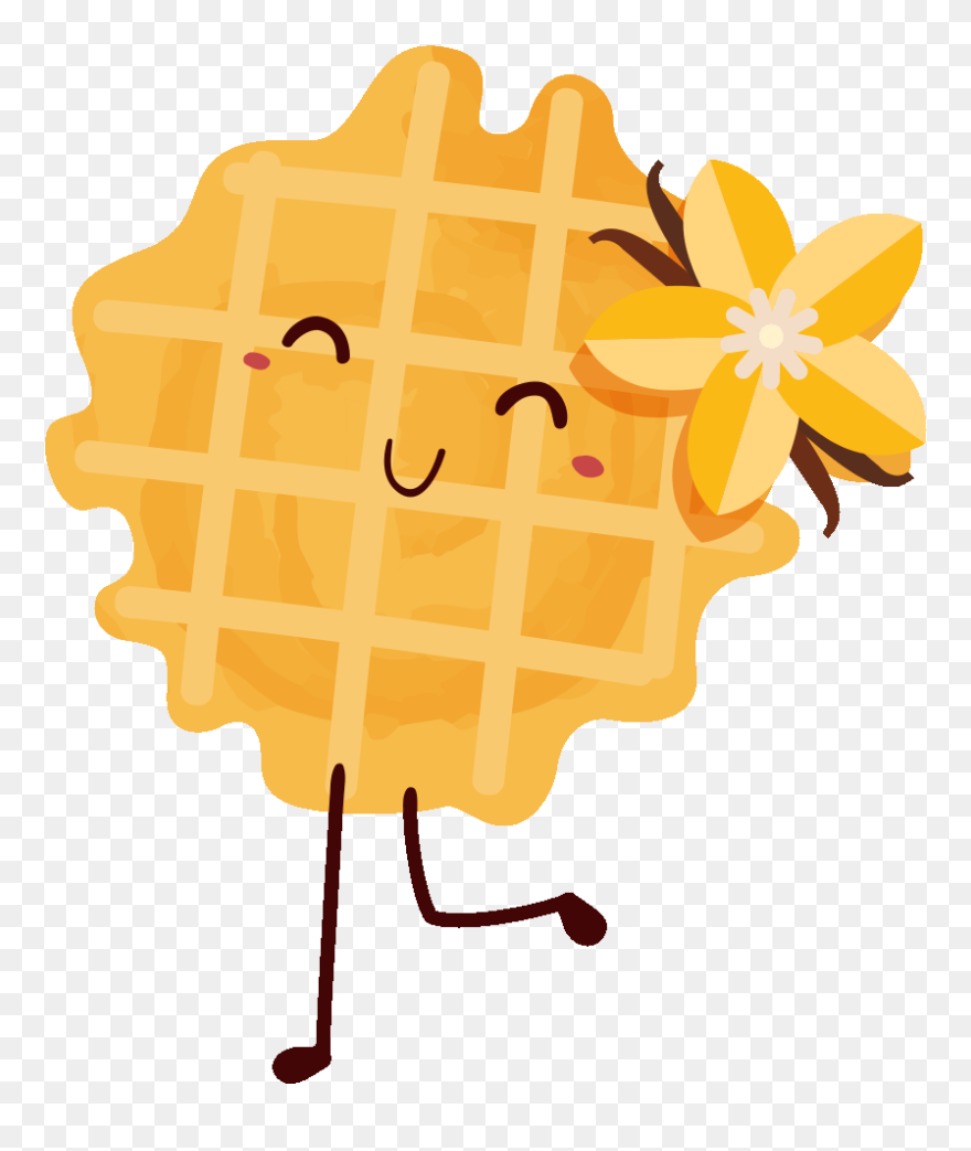 Waffle Cartoon Png Clipart