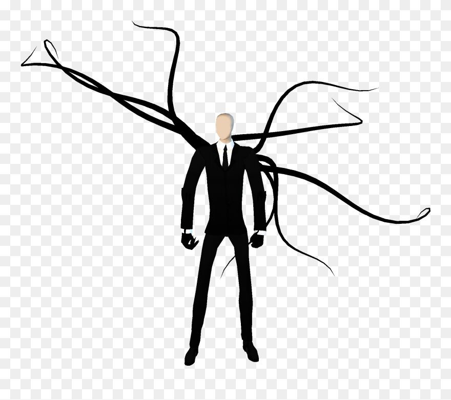 Horror Clipart Transparent - Slender Man Transparent Background - Png Download