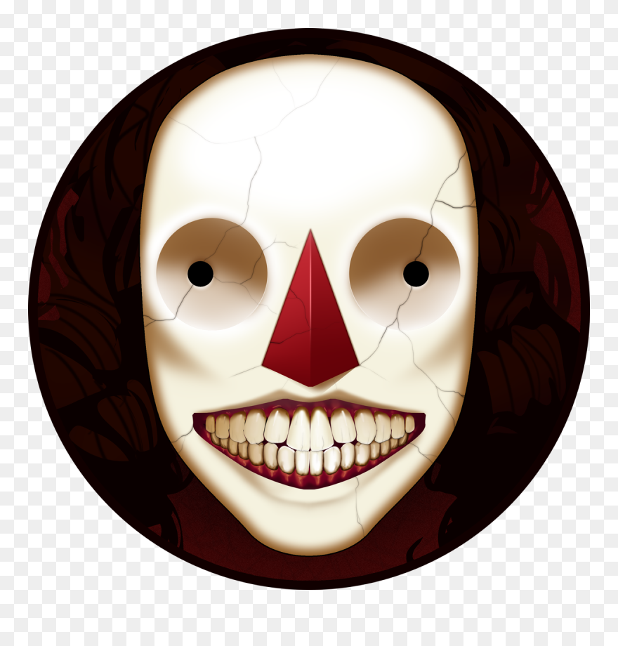 Horror Mask Concept Art Clipart
