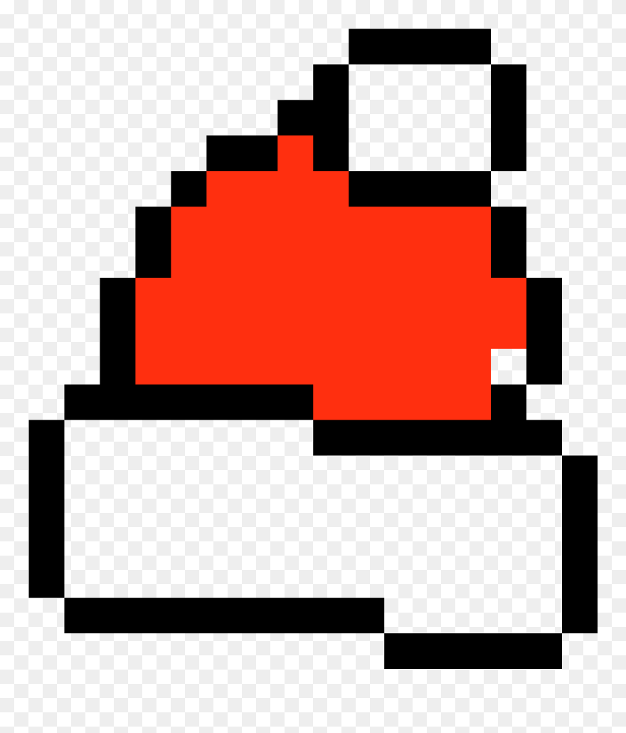 Drawing Pixel Art Maker - Santa Hat Pixel Art Clipart