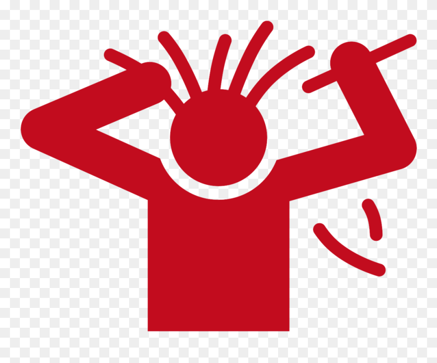 Transparent Clip Art Pulling Hair Out - Frustration Clipart - Png Download