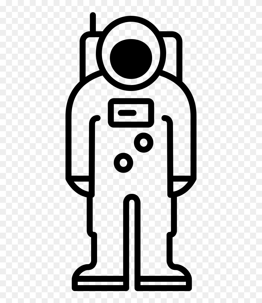 White Astronaut Icon Png Clipart
