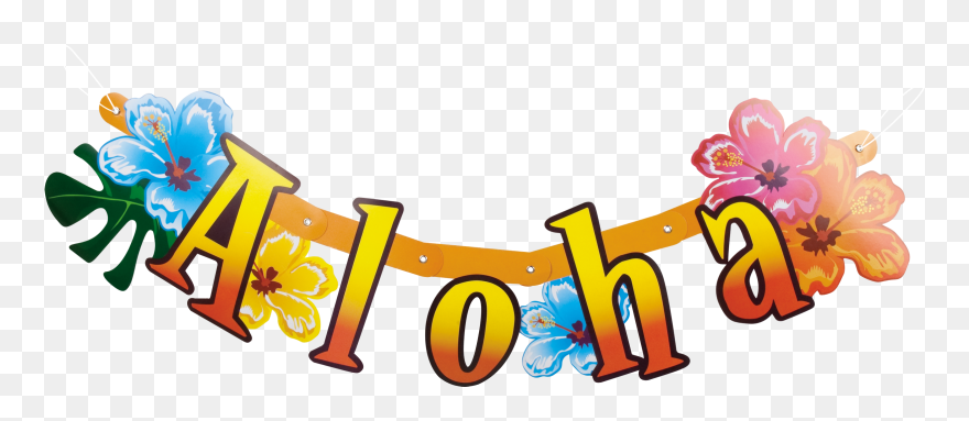 Aloha - Transparent Background Aloha Clipart - Png Download