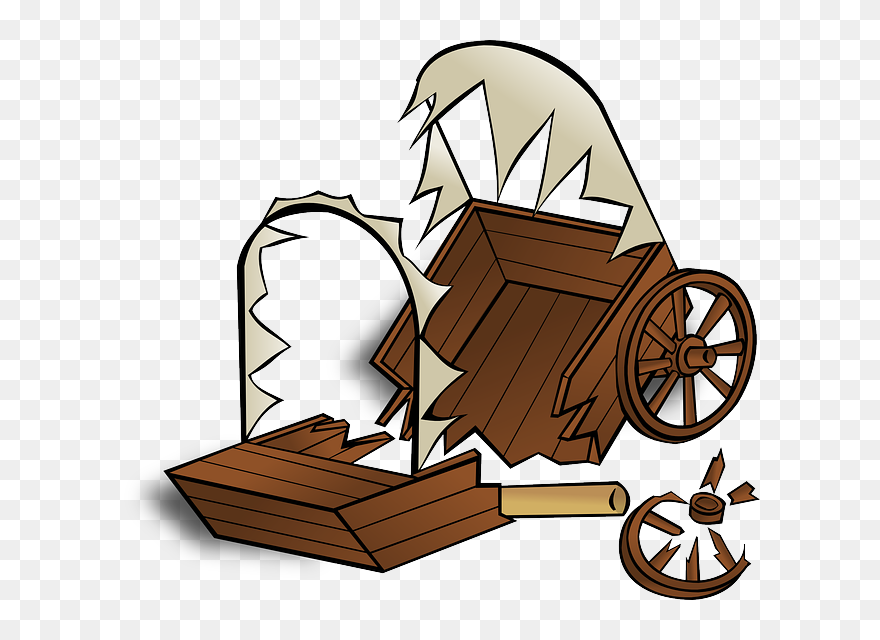 Caravan, Wreck, Wrack, Broken - Wreck Clipart - Png Download