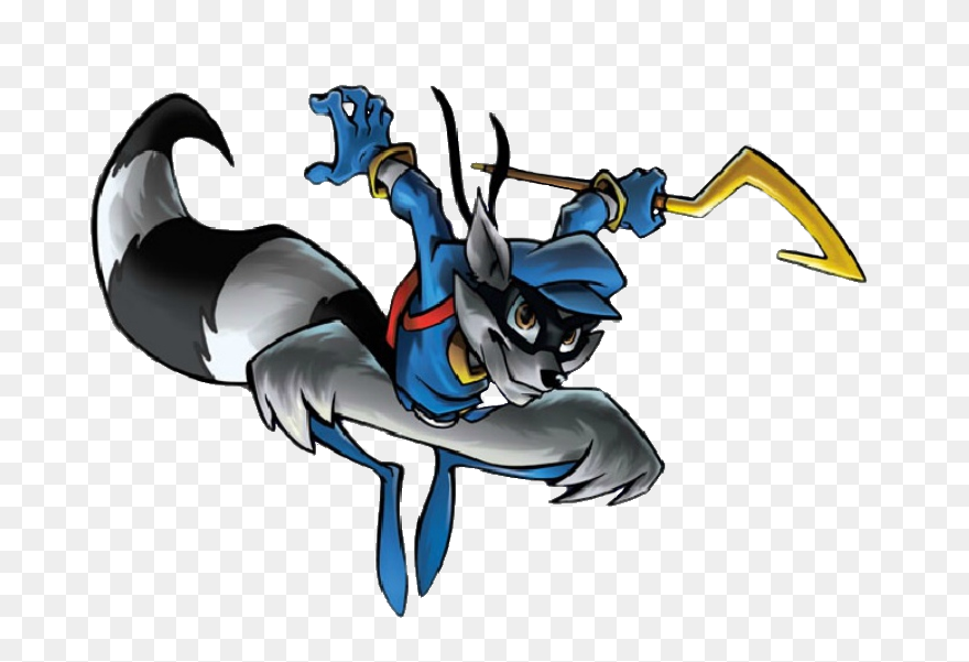 Crash Bandicoot Clipart Sly - Sly Cooper - Png Download